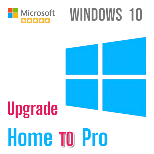 Upgrade Windows 10 Home to Pro with Genuine Microsoft Activation Key