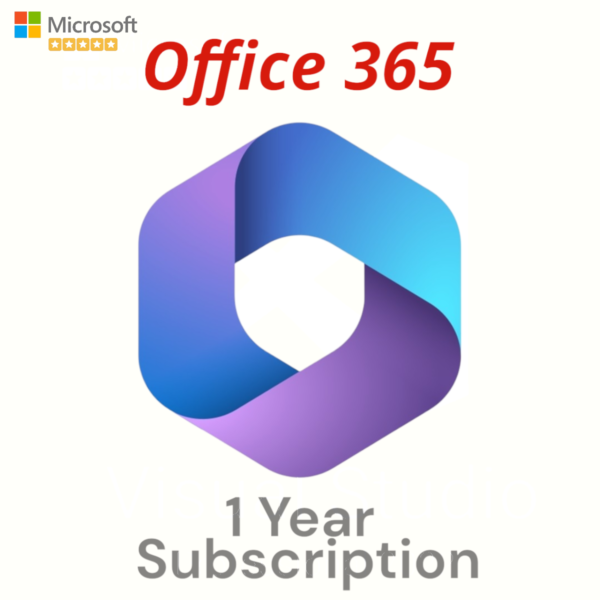 Microsoft Office 365 - 5 Devices | Official Subscription For 1 Year |